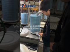 LANTU air filter cap making line workshop China manufacturer