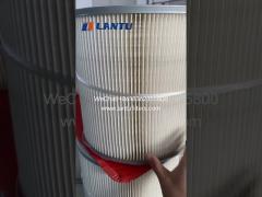 Lantu Truck air filter with steel cap workshop