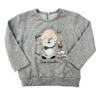 China Factory Cartoon Soft Sweatshirt Hot Selling Babies Long Sleeve Shirt For Spring And Autumn for sale