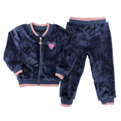 China New Design OEM Casual Baby's Clothing Sets For 1year Baby Pull Over Baby Sets Home Fit Textile For Girls Winter for sale