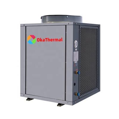 China Outdoor high water temp air to water heat pump which produce the maximum water temperature at 80 degrees for sale