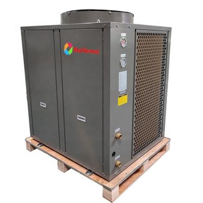 China Outdoor high COP air source heat pump for hotel hot water heating or factory dormitory room hot water for sale