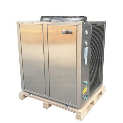 China 48kw heating capacity outdoor air source heat pump with electrorise treatment vaporizer for marine site for sale