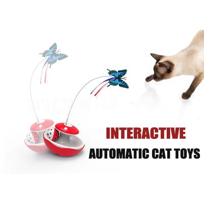 China Viable High Quality Interactive Hunting Stick Playing Kittens Catching Feathers Interesting Butterfly Cat Toys for sale