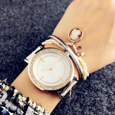 China Non-specific high quality manufacturer of diamond watches alloy wristwatch well-designed luxury mechanical quartz wristwatches for sale