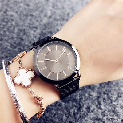 China Non Specific Rated For Sale Custom Mens Watches Logo Jewelry Wristwatch Laidies Wrist Watch Women Couples Mesh Round Stainless Steel Watch for sale