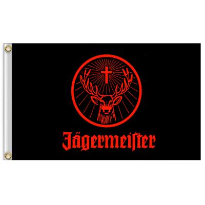 China Cheap Customized Hanging Jagermeister Flag for sale