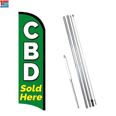 China CBD Advertising Flying Beach Flag FLYING Banner Sold Here for sale