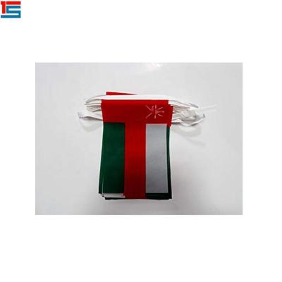 China Oman Promotional Country Products Flag FLYING Flag String Flag for sale