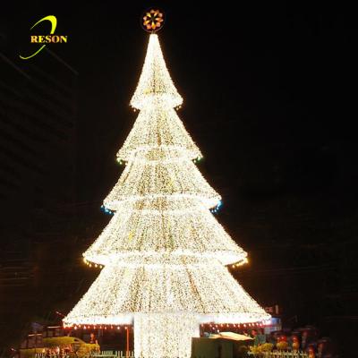 China Indoor& Modern City Christmas Outdoor Center Decoration LED Lighting Christmas Tree for sale