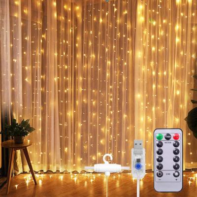 China 9527 Fairy Lights Curtain String Light for Wedding Party Garden Bedroom Wall Outdoor Indoor Decorations for sale