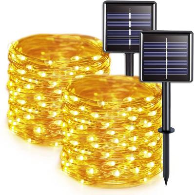 China Indoor and Outdoor Decoration Holiday Home Decoration Lighting Environmental Protection and Safety Solar Led String Lights Outdoor for sale