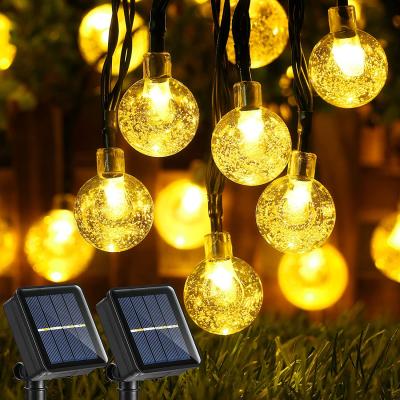 China 2021 New Solar String Light Outdoor 30 LED Solar Light Suitable for Garden and Yard Party Decorations for sale