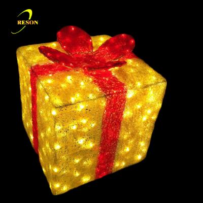 China Wholesale New Christmas Decoration Gift Boxes Eco-friendly Christmas Ornaments Large Luxurious Christmas Gift Box for sale