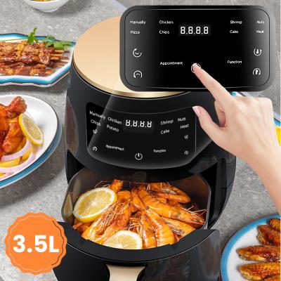 China Kitchen Appliance Commercial Air Fryer Toaster Oven Stainless Steel Digital Display Mini Air Fryers Electric Control for sale