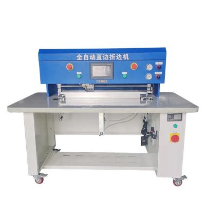 China Garment Shops Leather Bags Wallet / Notebook Edge Straight Line Folding Machine for sale