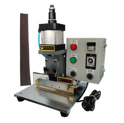 China Garment Shops Pneumatic Crimping Machine For Leather Wallet Line Pressing Machine for sale