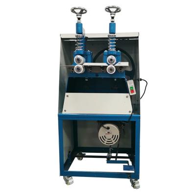 China Garment Shops TROLLEY Leather Belt Making Machine Two Wheeled Shoulder Leather Belt Coating / Laminating Machine for sale