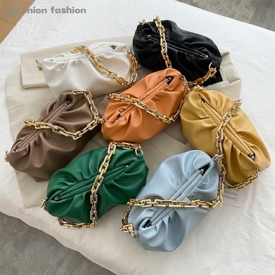 China Fashion Summer Famous Designer Brands Acrylic Chain Cloud Luxury Cross - Body Bag Handbags for sale