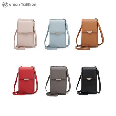 China New Design Women Daily Life Beautiful Luxury Shoulder Cross - Body Bag Mobile Phone Leather Bag for sale