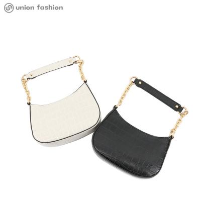 China High Quality Fashion Croc PU Leather Zipper Women Shoulder Bag Handbag With Zipper for sale