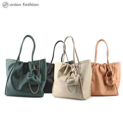 China Hot Selling Custom Customer Made Fashion Wholesale Leatherette Handbag Women Tote Bags for sale