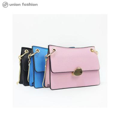 China Hot Selling Pure New Fashion Design Square Premium Luxury Women Leather Envelope Bag for sale