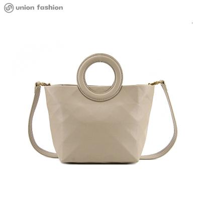 China Low MOQ Korean Customized High Quality Pure Leather Women's Handbag Fashion Handbags for sale