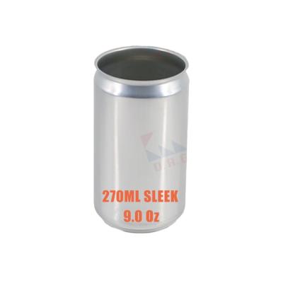 China Drink Can For Beer 270ml Customized Sublimation Blanks Foil Can Bottle for sale