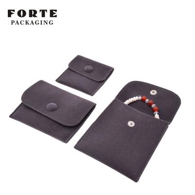 China FORTE Eco - Friendly Jewelry Pouch Custom Jewelry Gift Bags Velvet Pouches For Jewelry for sale