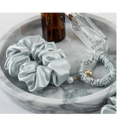 China Factory Widely Used 22mm Colorful Silky Scrunchy, Silk Hair Scrunchies, Hair China Ties for sale