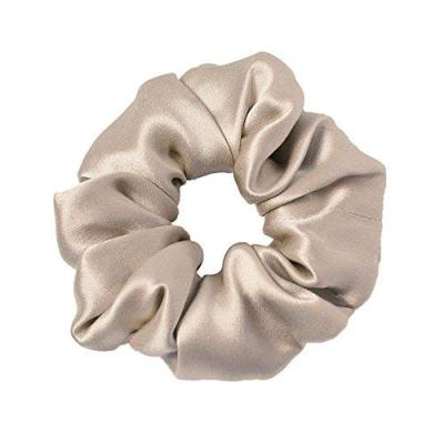 China Solid Color Fashionable Highest Quality Silk Scrunchie Hair  Decoration for sale