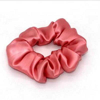 China Fashionable Popular Mulberry Silk 19MM Hair Scrunchies From China Manufacturer for sale