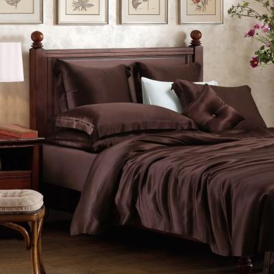 China Adult 22 mm Plain 100% Mulberry Silk Duvet Cover Embroidery for sale