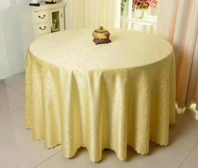 China Polyester Waterproof Custom Round Washable Table Cloth Tablecloth Decorative Size Table Cover For Wedding Party Dining Banquet for sale