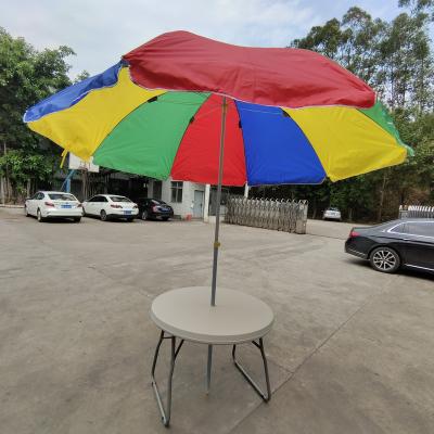 China New design sand easy carry small round table used for outdoor beach sport sun protection for sale