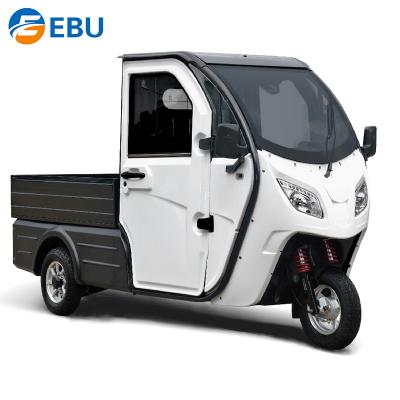 China Passenger EBU Three Wheel 3 Seats Electric Cargo Trike Tricycle With Passenger for sale