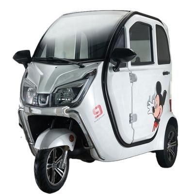 China Passenger fully enclosed electric tricycle for passengers mini electric tricycle tuk tuk for sale