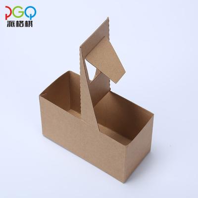 China Recyclable Durable Customized Recycled Cardboard Coffee Paper Takeout Cup Holder for sale