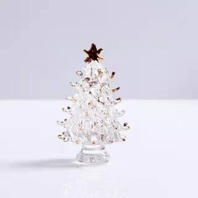 China Eco - Friendly Crystal Christmas Tree Ornaments Are Suitable For Home Decoration Gift Souvenirs for sale