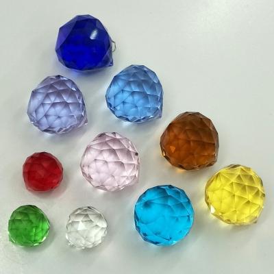 China Pendant Accessories Crystal Glass Lamp Ball Pendant Crystal Clear Bead Chandelier wholesale from Europe for sale