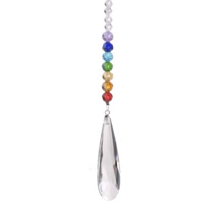 China China New Product Prism Crystal Eco-Friendly Low MOQ Sun Catcher Crystal Pendant Light Glass Eco-Friendly Pendant for sale