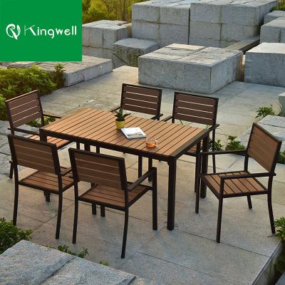 China Modern Cafe Furniture Outdoor Furniture Dining Table and Chair Restaurant Furniture Set Tale Sets for sale