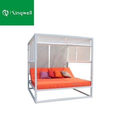 China Indoor modern garden furniture outdoor leisure garden daybed patio garden gazebo for sale