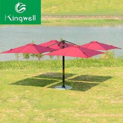 China Modern Patio Furniture Outdoor Umbrellas Garden Parasols With Low Used Coffee for sale