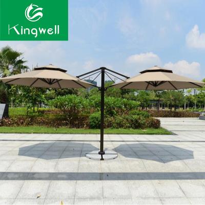 China Large outdoor cheap outdoor patio umbrellas foldable parasol furniture parasol used garden hotel furniture for sale