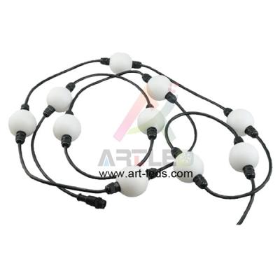 China Copper 360 Frame 50mm 3D DMX RGB LED Pixel Ball for sale