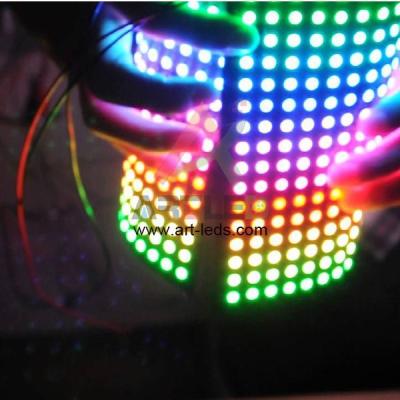 China GaAs ws2812b 256 LED Addressable RGB Led Matrix , 16*16 Pixel Mini Led Panel for sale