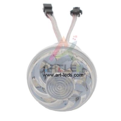 China Amusement Ride/Park/Funfair/Building Decoration 60mm Lunar Cabochon RGB Led Pixel Light for sale