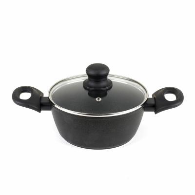 China Hot Sale Kitchen Stick Casserole Induction Bottom High Quality Soft Touch Sustainable Use Non Handle Healthy Cooking PFOA FREE for sale